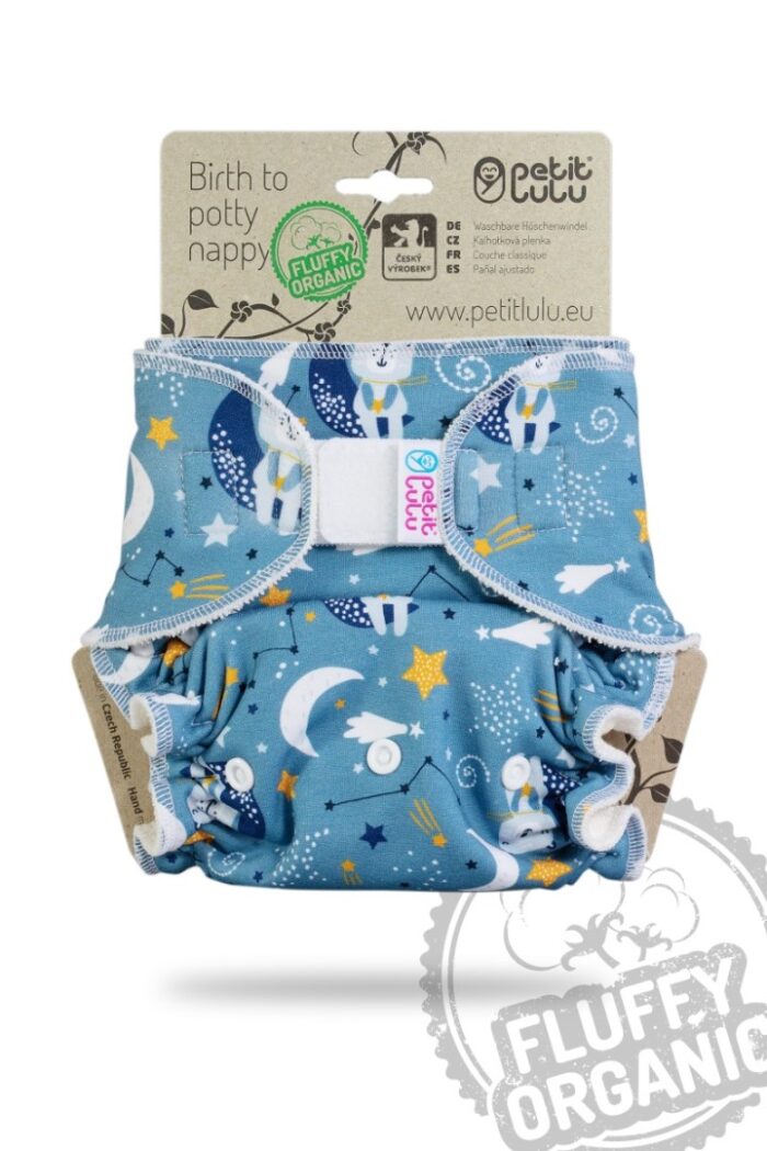 Petit Lulu Höschenwindel One Size mit Klettverschluss, Fluffy Organic – Bild 6