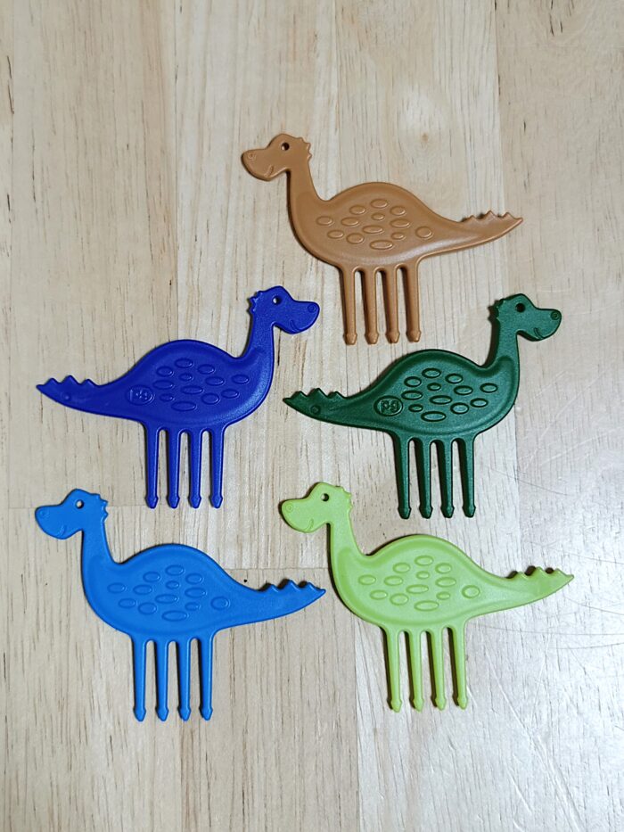 pieksi und griffel Snackpiekser DINO 5er Set