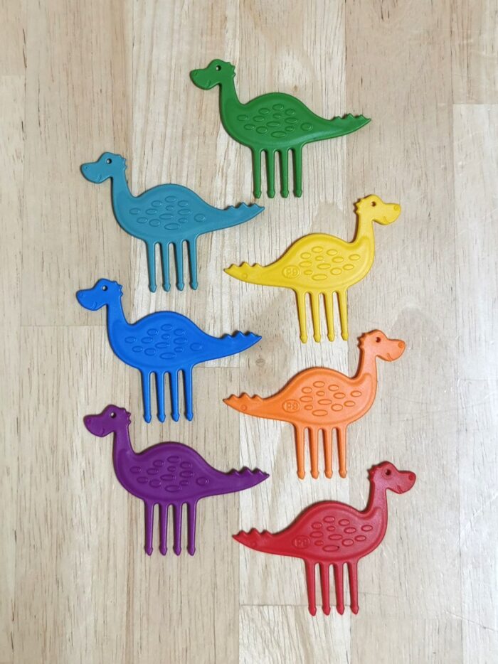 pieksi und griffel Snackpiekser DINO 7er Set