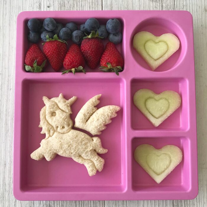 divata Lunch Punch Brotausstecher, 2er Set I Love Unicorns – Bild 2