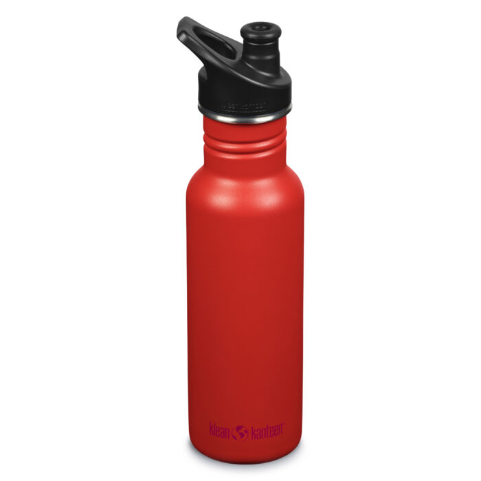 Klean Kanteen® Edelstahl Trinkflasche Classic 532ml (Sport Cap) – Bild 3